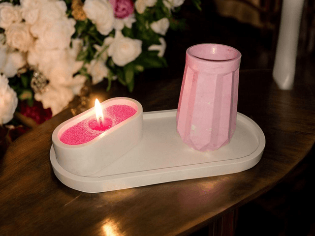 Pot multi-usage pour fleurs séchées, pot à crayons, à pinceaux artisanal