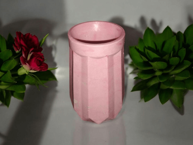 Pot multi-usage pour fleurs séchées, pot à crayons, à pinceaux artisanal