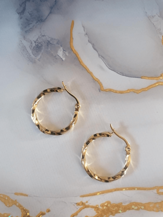 Créoles dorées 20 MM 