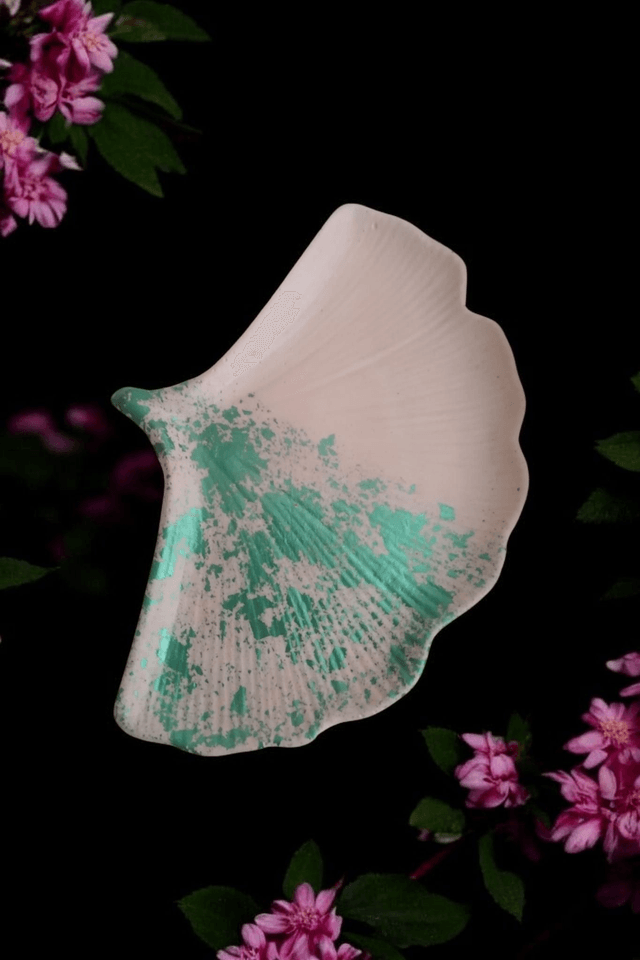 Plateau en forme de feuille, personnalisable