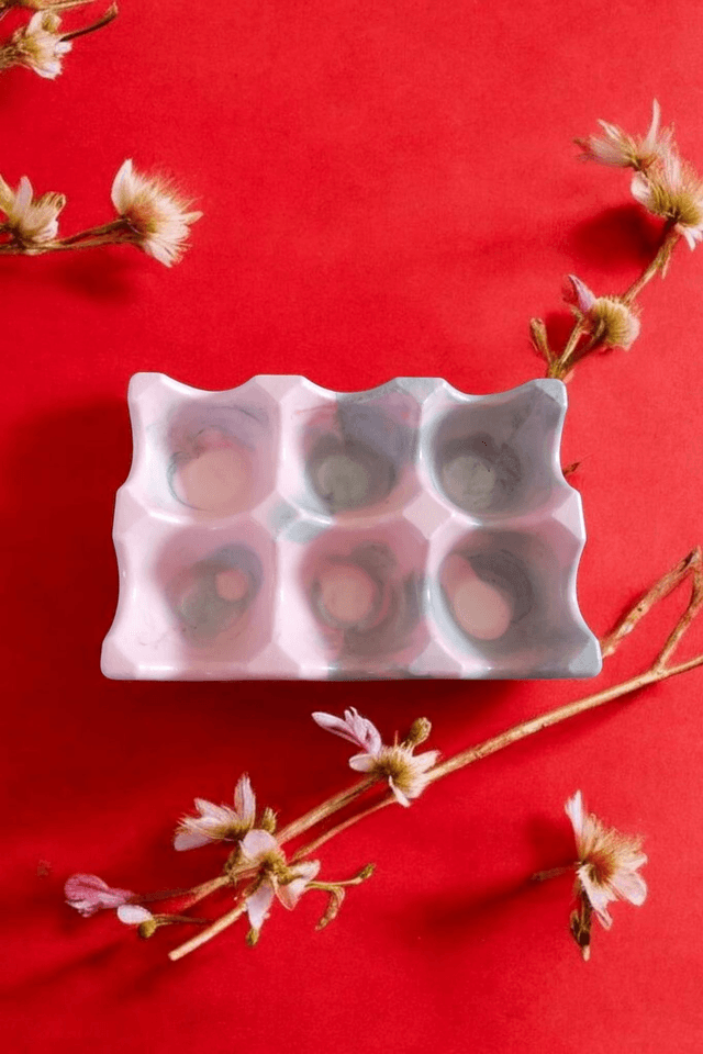 Boîte à œufs artisanale pour 6 oeufs, personnalisable 