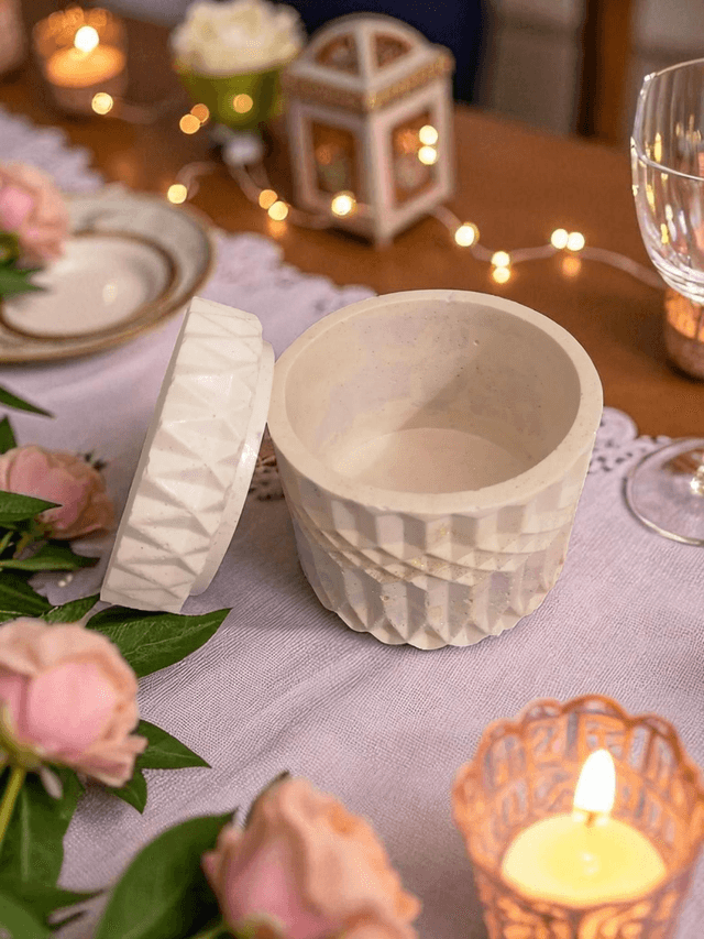 Boîte de rangement, à bijoux, vide poche artisanale 