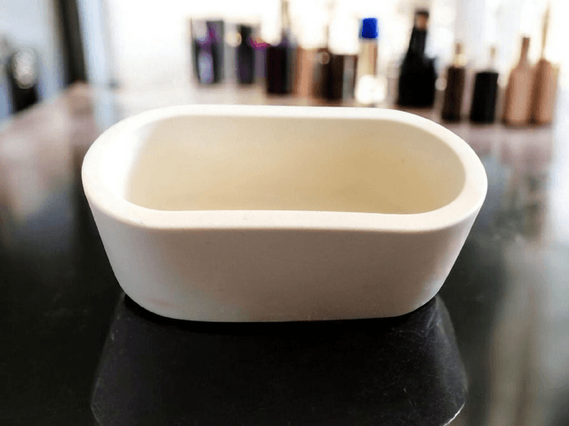 Petit rangement artisanal pour maquillage, bijoux, crème... 