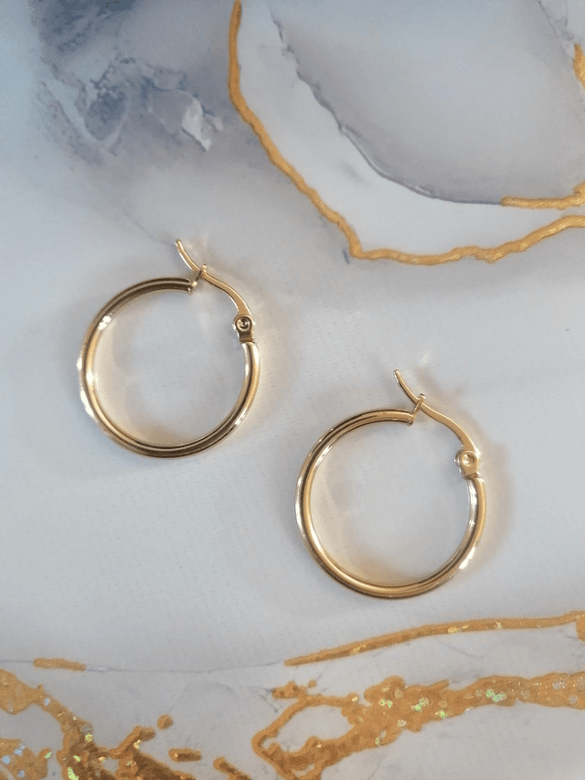 Créoles dorées 20 MM 