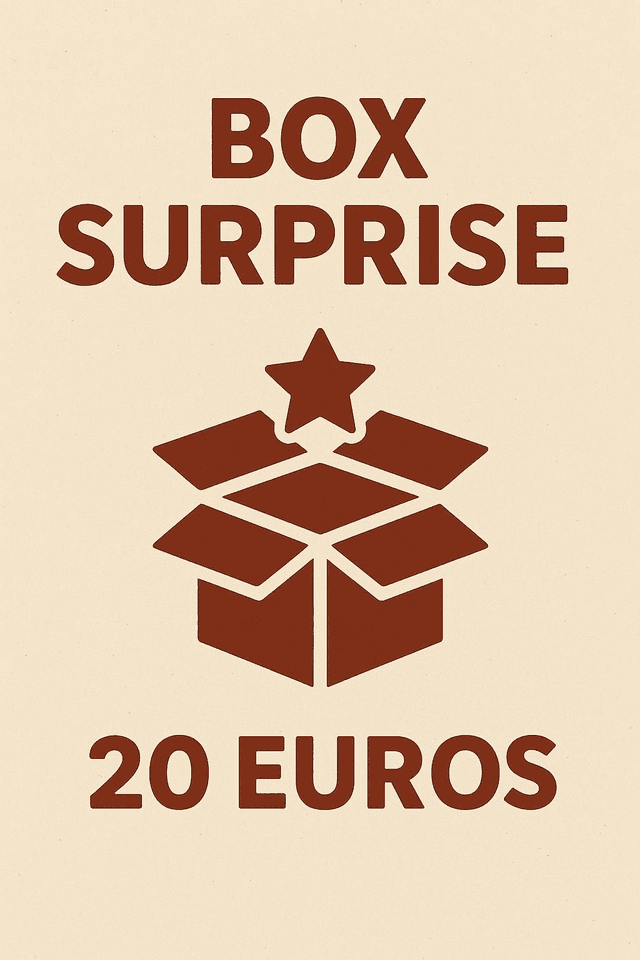 Box surprise à 20 euros, créations artisanale en plâtre de Paris et résine uv, unique