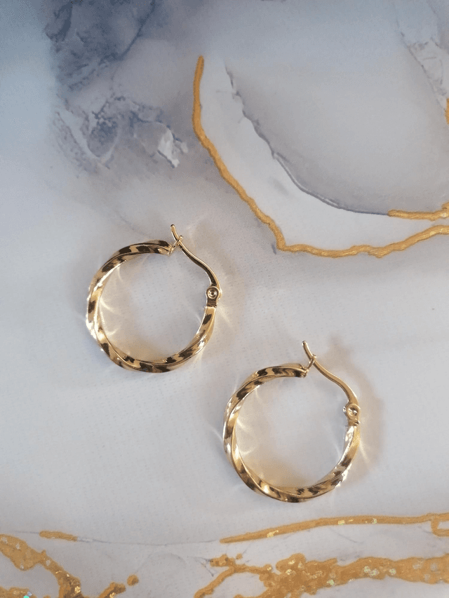 Créoles dorées 20 MM 