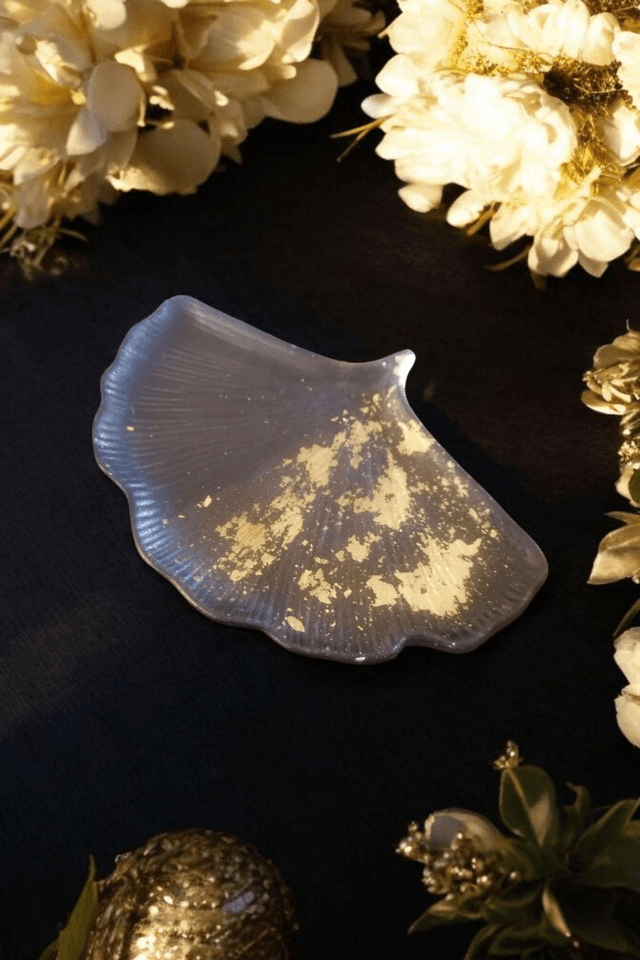 Plateau en forme de feuille, personnalisable